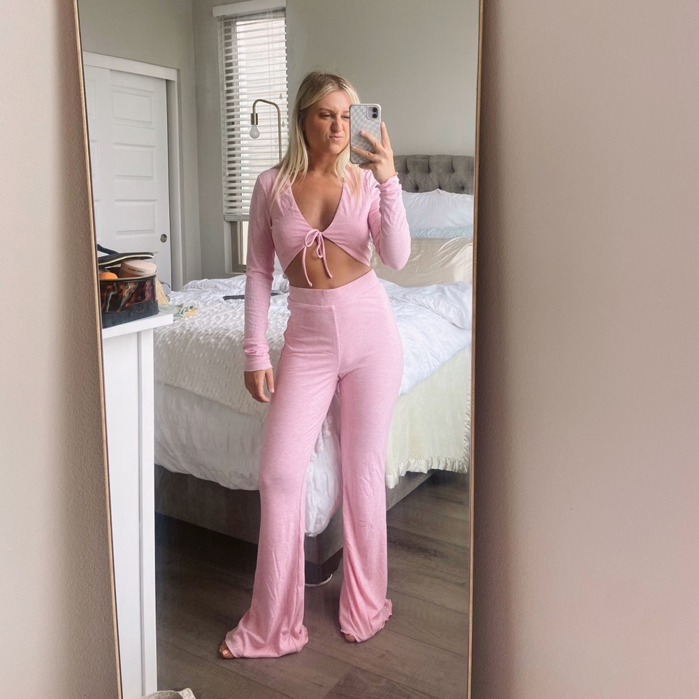 Pink revolve pants